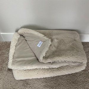 Restoration Hardware Faux Fur Throw Blanket